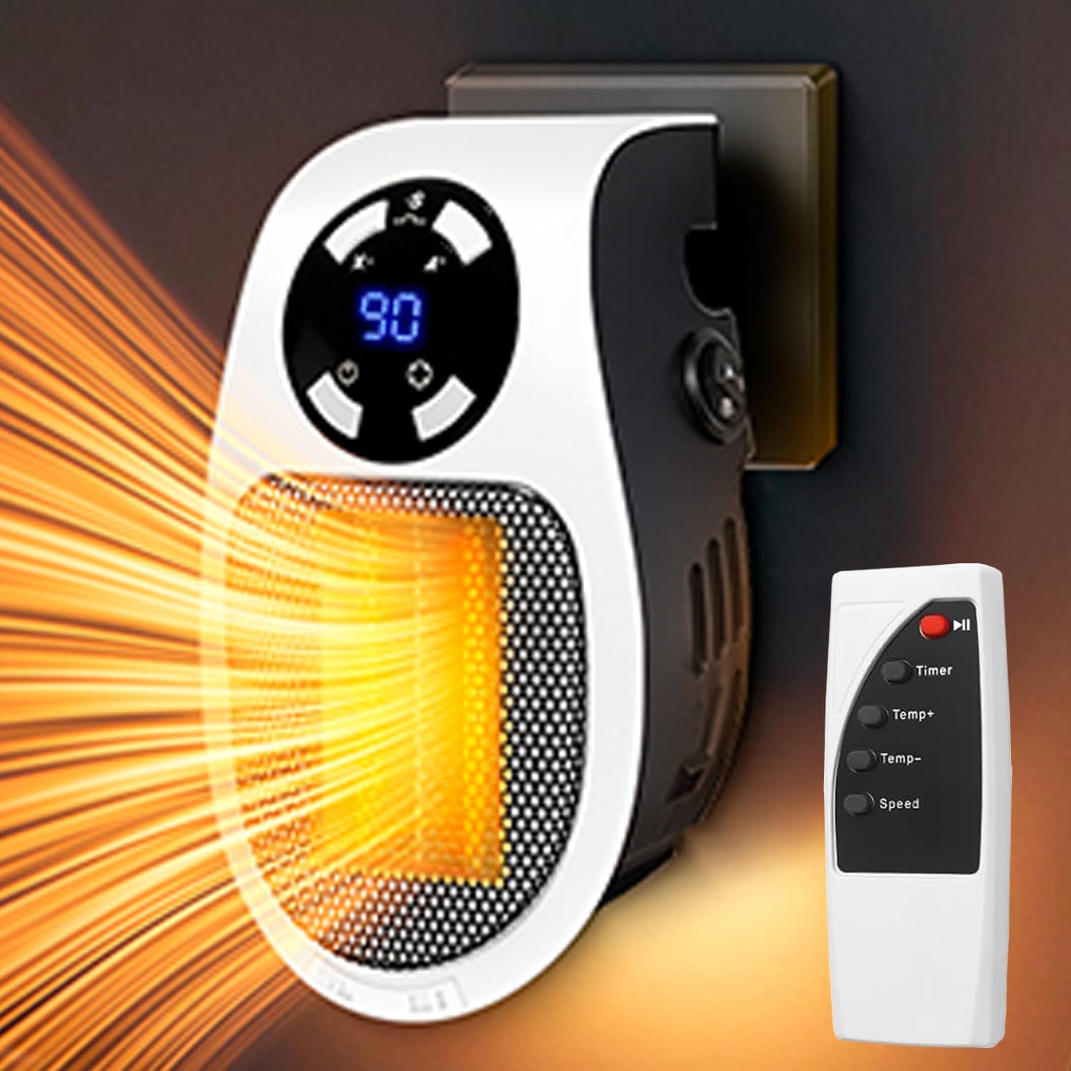 Clima Mini Heater - Portable ceramic space heater with remote control